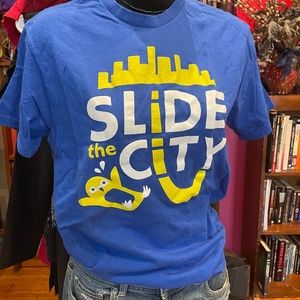 Blue Slide The City Tee, Men's/Unisex Size Small